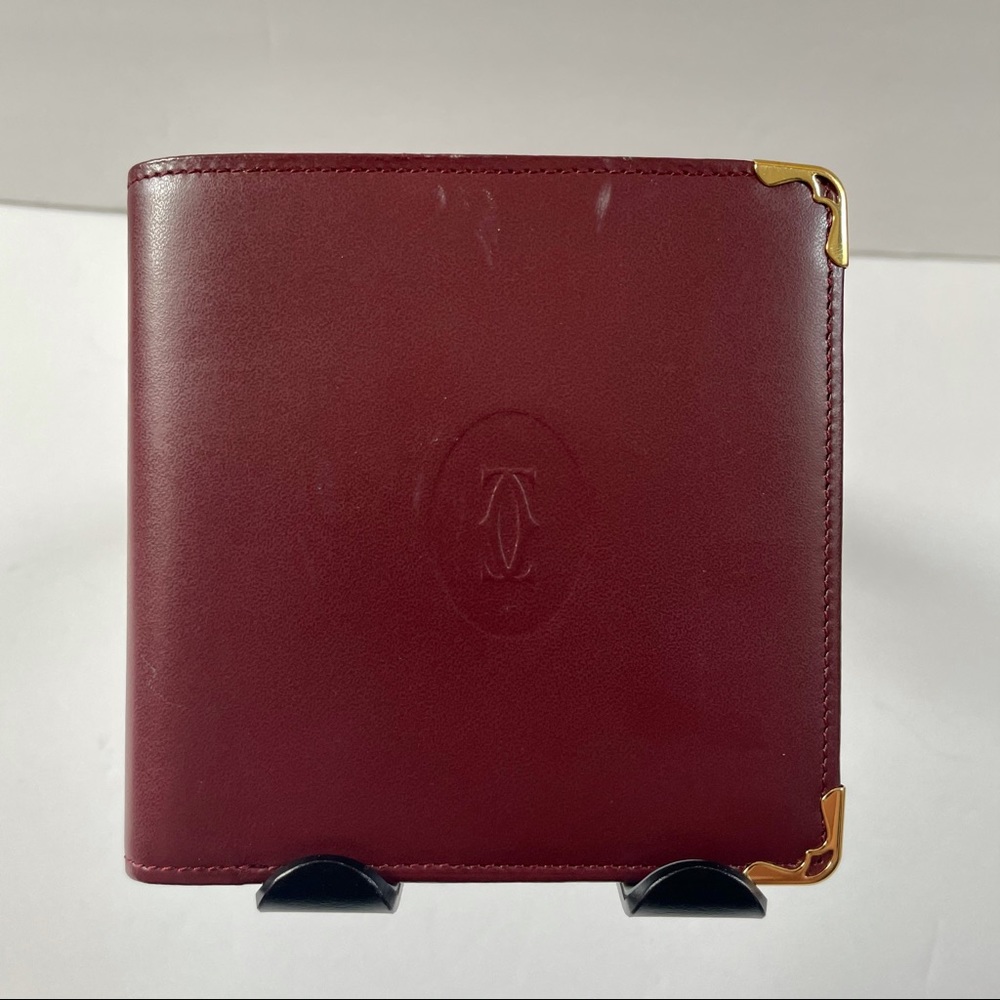 CARTIER Paris Vintage Signature Bi-fold Wallet - Picture 3 of 10